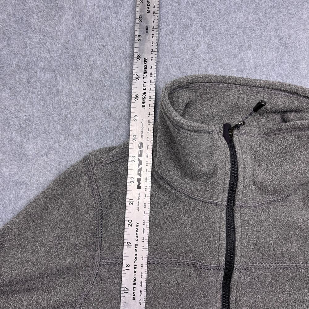 rei co op jacket gray fleece full zip collared small - Picture 7 of 10